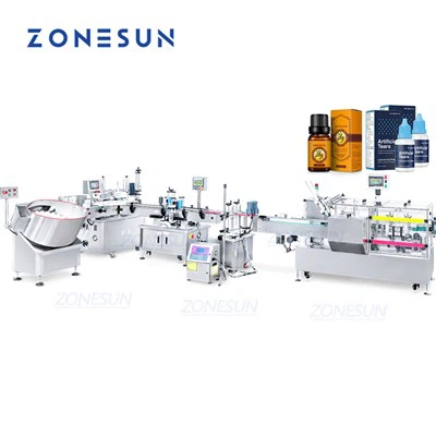 Fully Automatic Essential Oil Bottle Packing Line