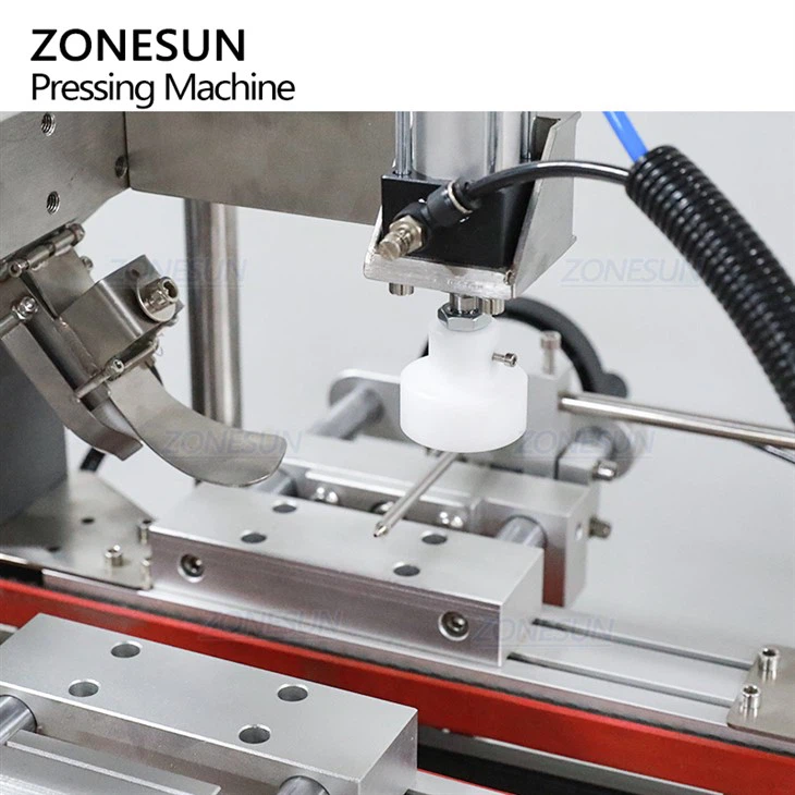 Cap pressing component