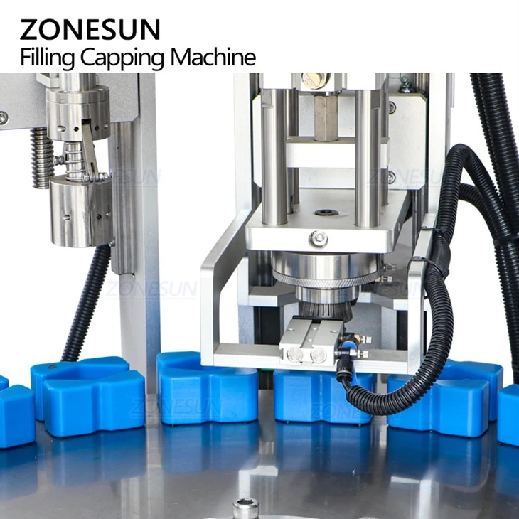 Cap crimping structure