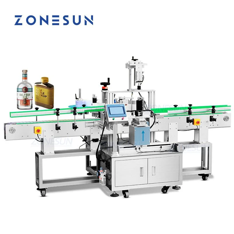 Automatic Bottle Label Applicator For Square And Round Containers