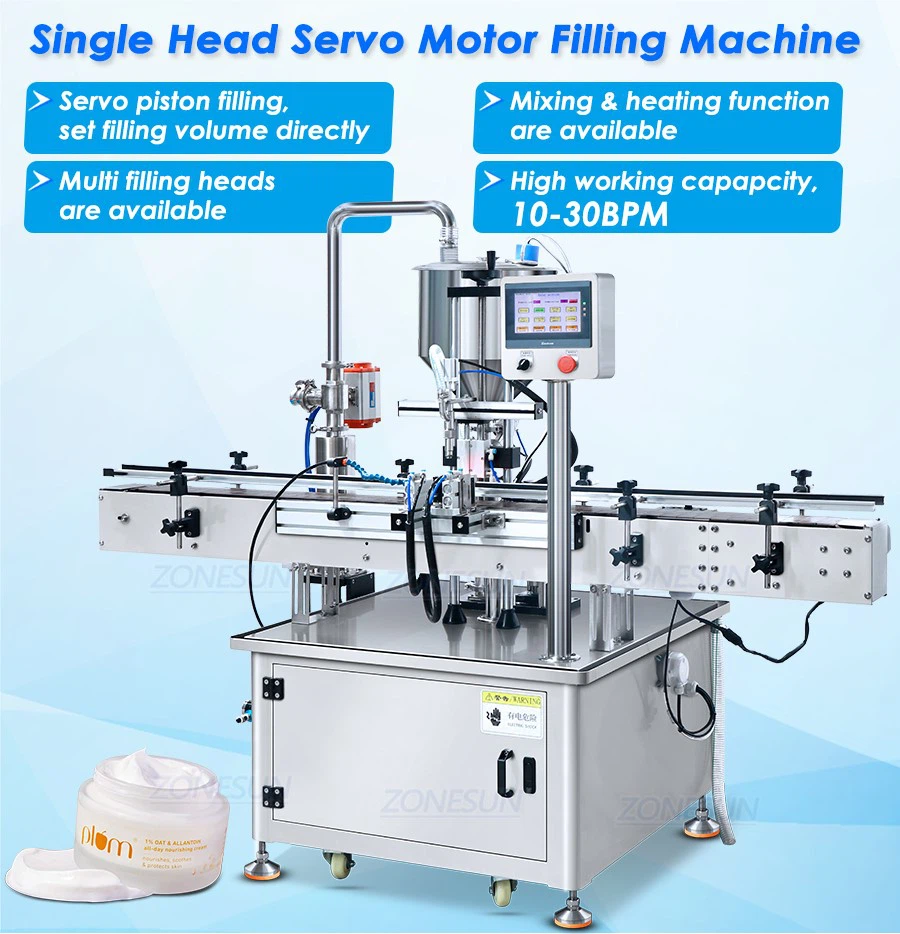 Servo Automatic Sticky Products Filling Machine Servo Automatic Sticky Products Filling Machine