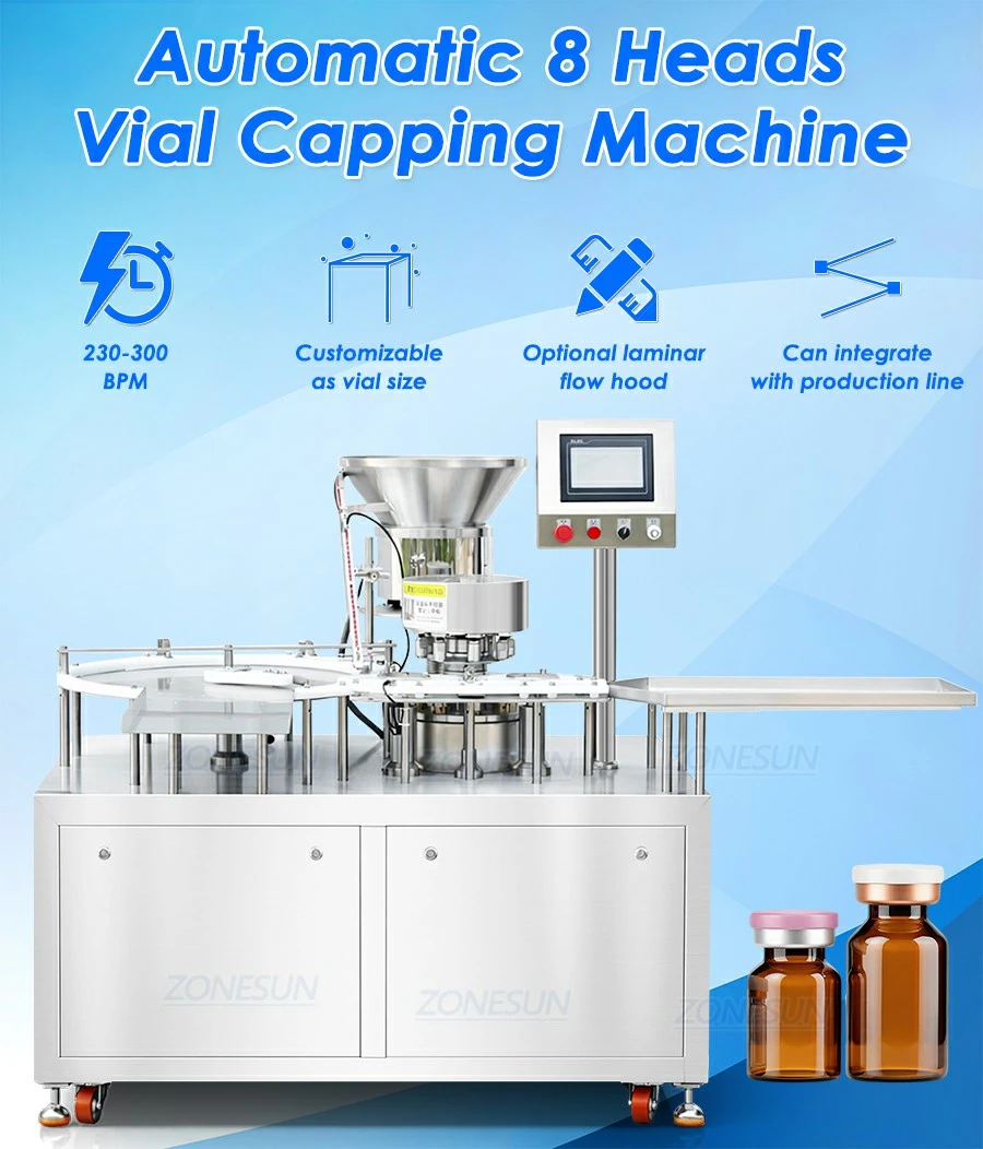 High-Speed Automatic Vial Capping Machine High-Speed Automatic Vial Capping Machine