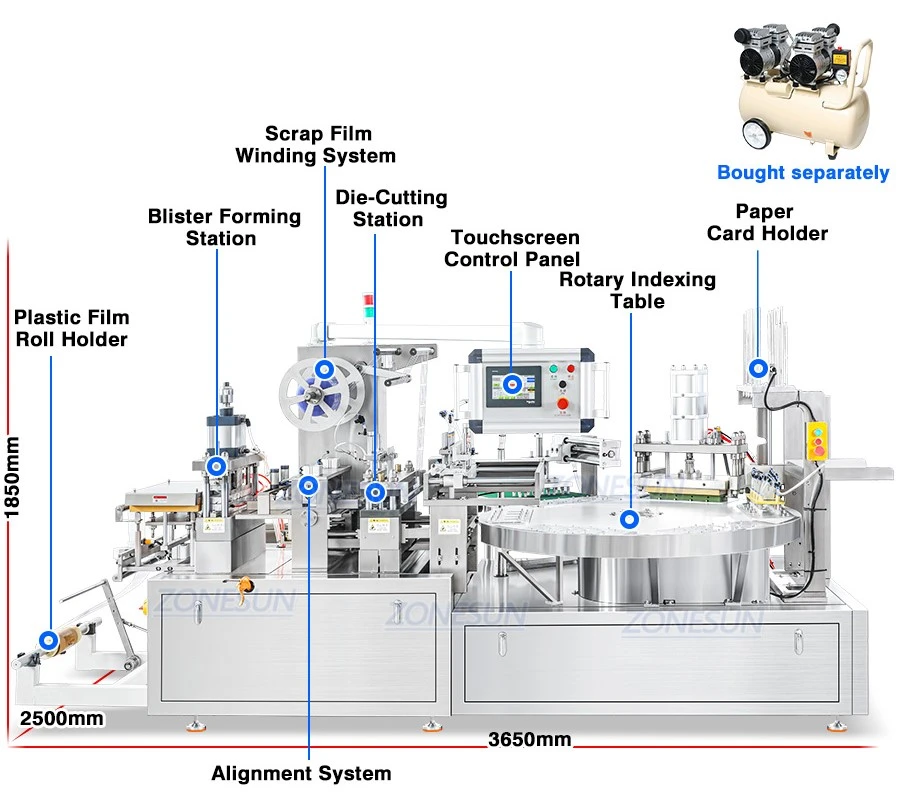 Strong Glue Blister Packaging Machine Strong Glue Blister Packaging Machine