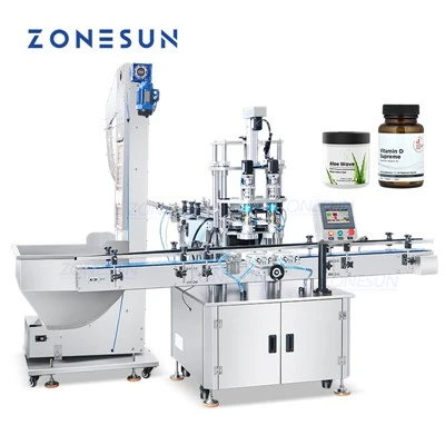 Automatic Double Head Servo Screw Capping Machine