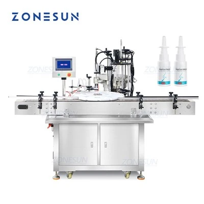 Rhinitis Spray Bottle Filling Capping Machine