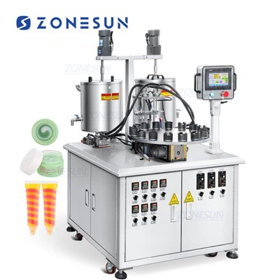 Spiral Lip Gloss Filling Machine